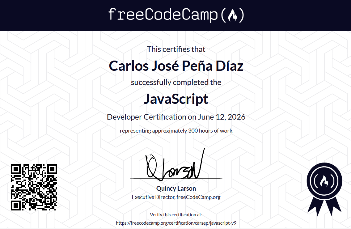JavaScript Certification