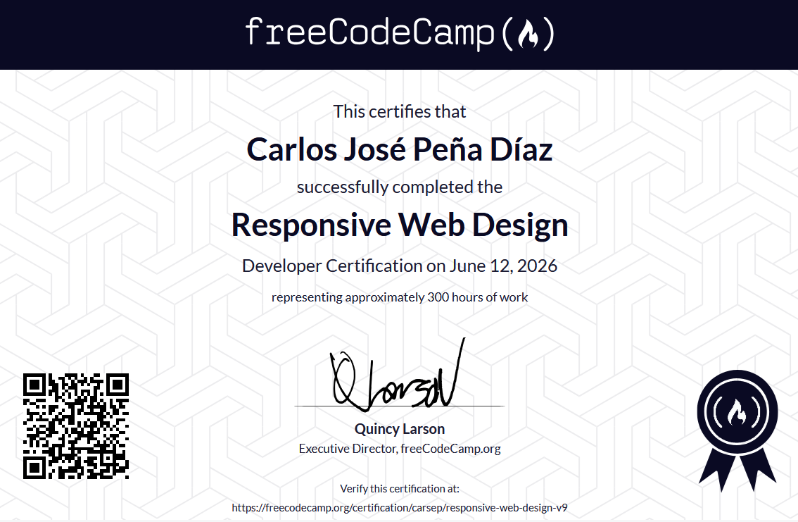 Responsive Web Design Certification